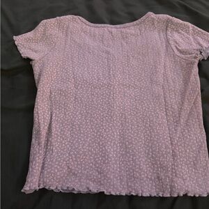 Wild Fable Pink Smocked Short Sleeve Blouse